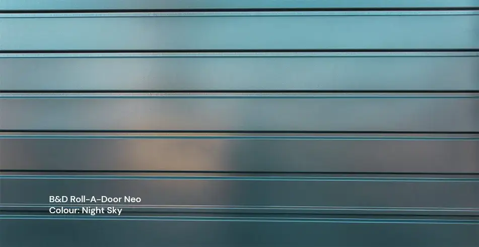 Reliable as Can B&D Roll-A-Door Garage Door Night Sky