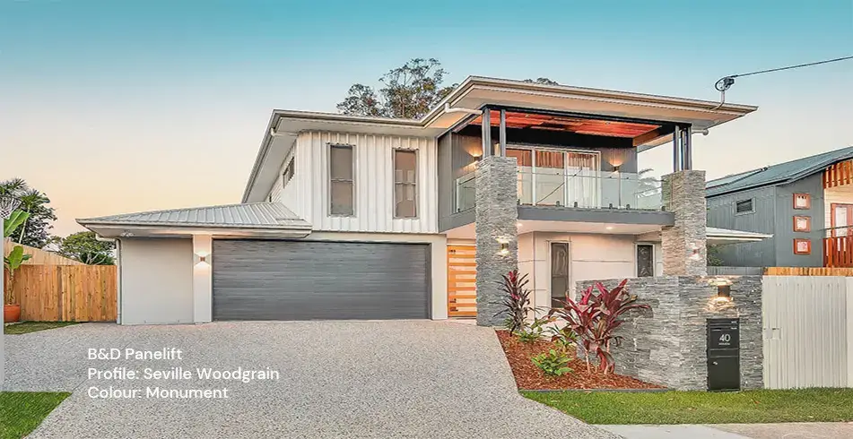 Safe as Can B&D Seville Panelift Monument Garage Door