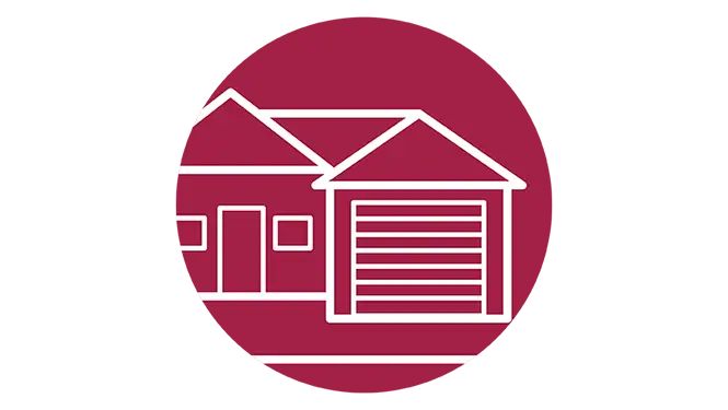 Garage Door Icon Filled