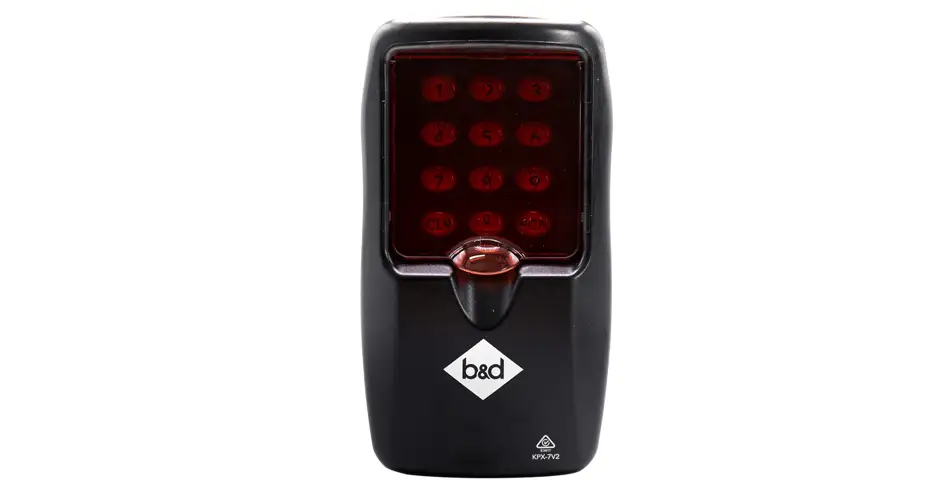 Reliable as Can B&D Garage Door Entry Keypad