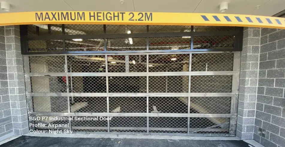 Safe as Can B&D P7 Industrial Sectional Door Night Sky