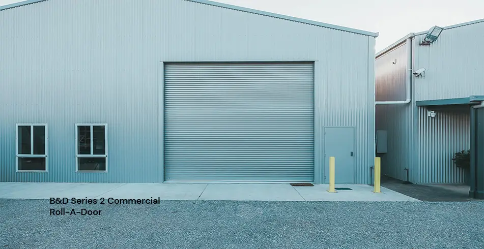 Safe as Can B&D Industrial building with Series 2 Roll-A-Door