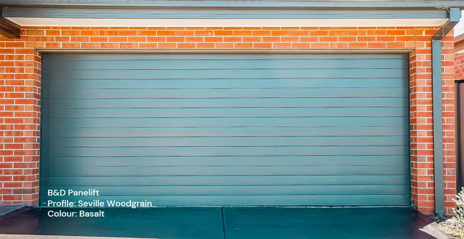 Safe as Can B&D Basalt Seville Panelift Garage Door