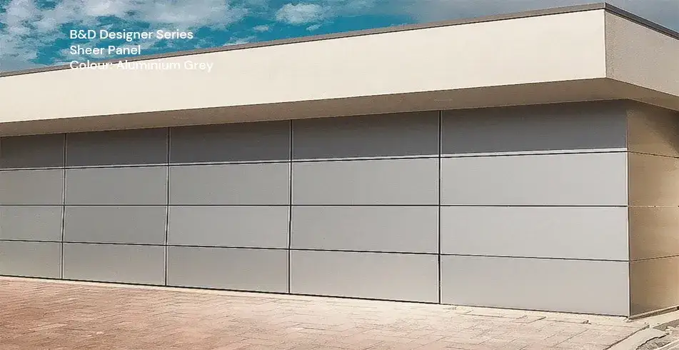 Reliable as Can B&D Aluminium Flushmount Sheer Panel Garage Door