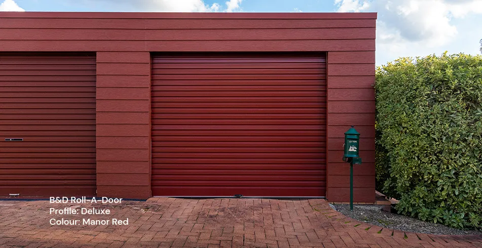 Reliable as Can B&D Roll-A-Door in Manor Red