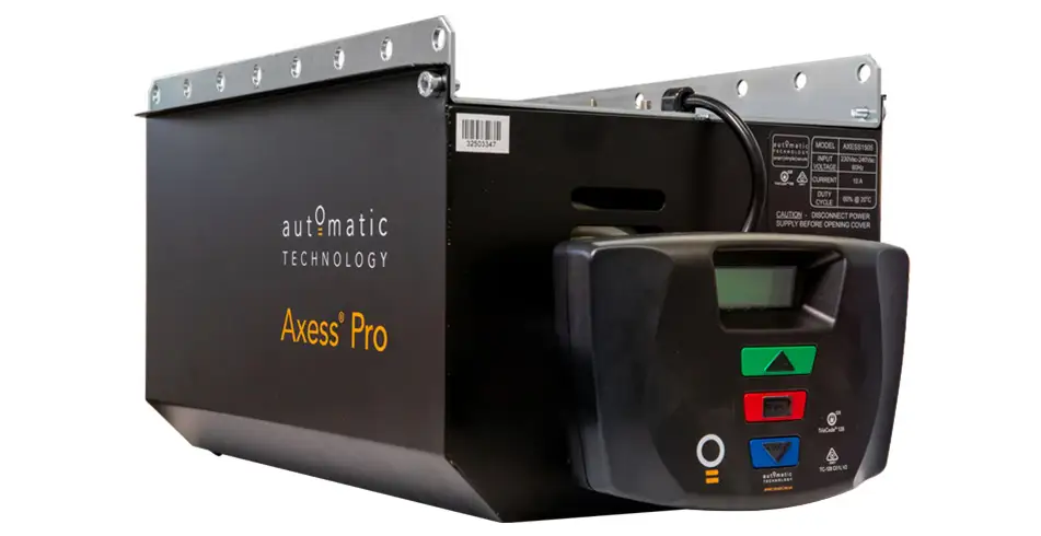 Quiet as Can B&D Profile View of ATA Axess Pro 1505 Commercial Door Opener
