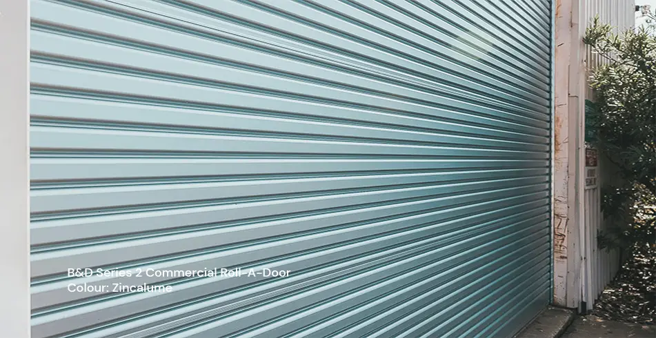 Safe as Can B&D Roll-A-Door Series 2 Zincalume Industrial Garage Door