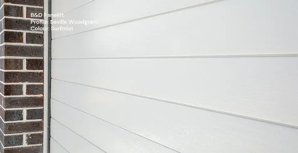Safe as Can B&D Panelift Seville Garage Door Surfmist Panel