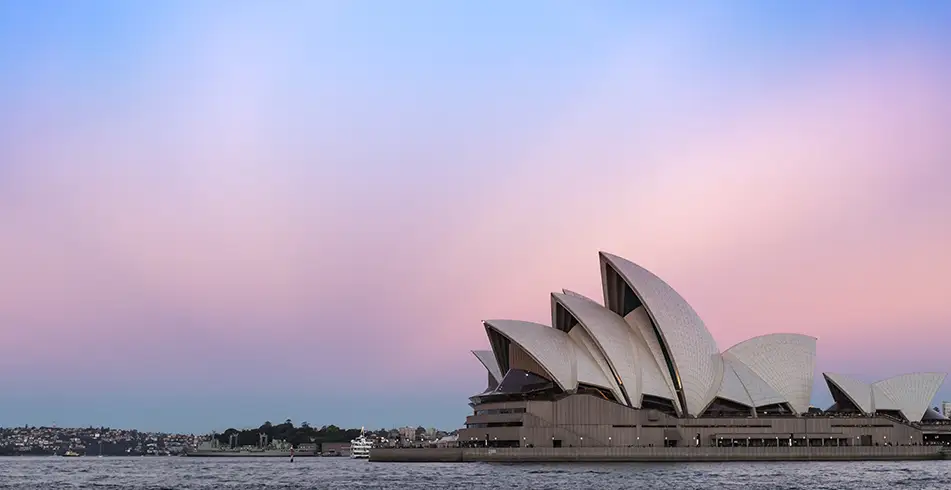 Sydney Opera House at dusk