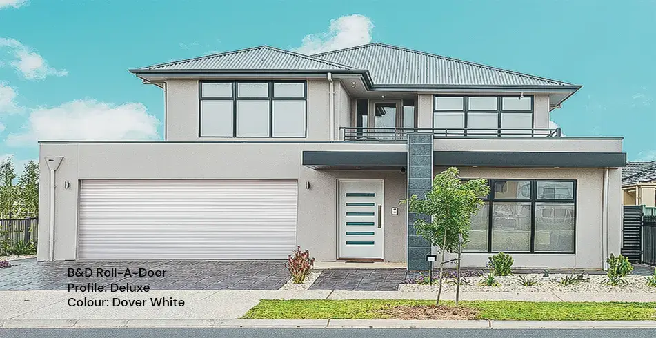 Reliable as Can B&D Roll-A-Door Garage Door in Dover White