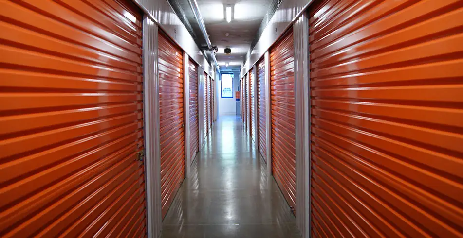 Original as Can B&D Kennards Self-Storage Roller Doors Close Up