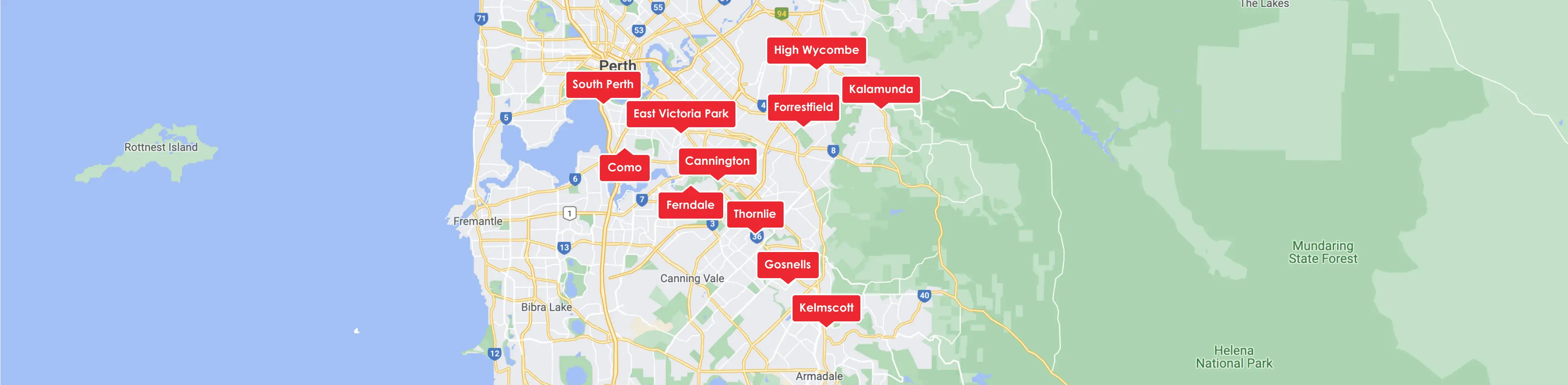 B&D To You Cannington Coverage Map