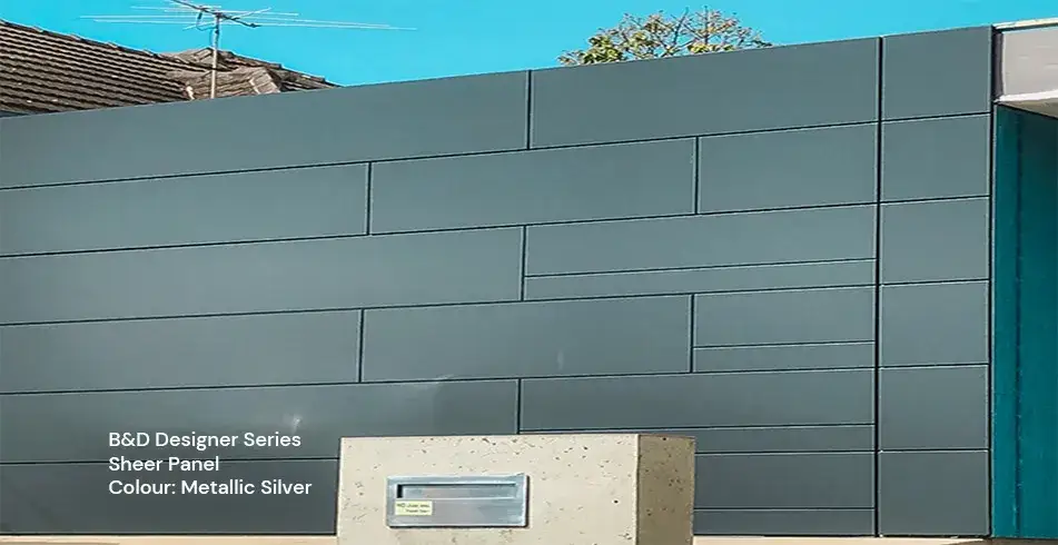 Reliable as Can B&D Silver Metallic Sheer Panel Garage Door