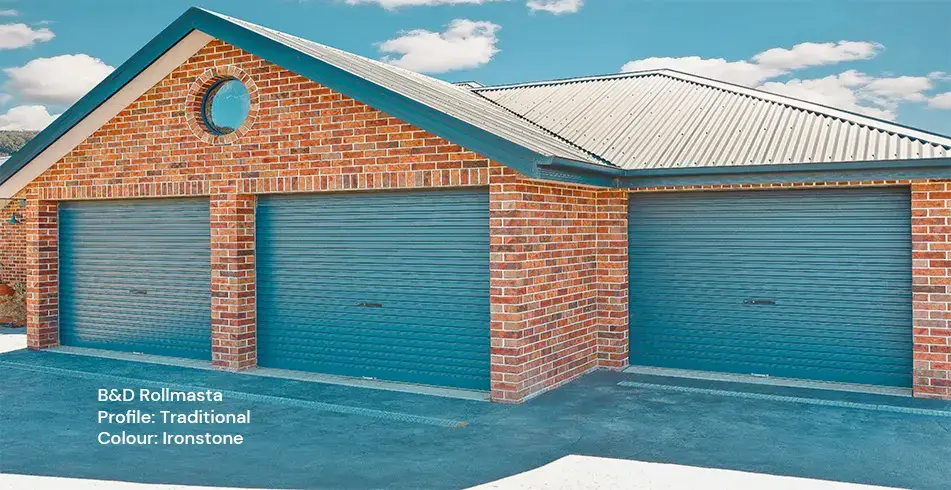 Reliable as Can B&D Rollmasta Roller Door in Ironstone