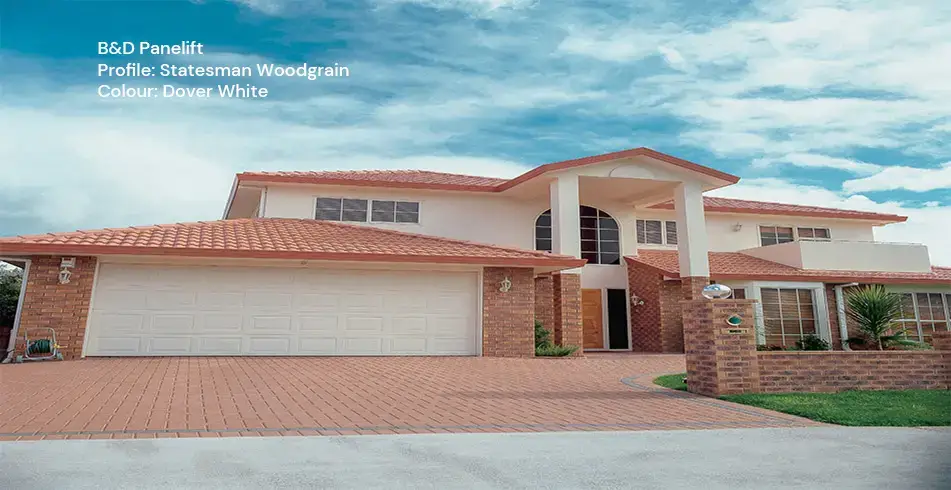 Safe as Can B&D Dover White Panelift Statesman Garage Door