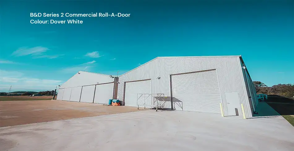 Safe as Can B&D Dover White Series 2 Industrial Roll-A-Door