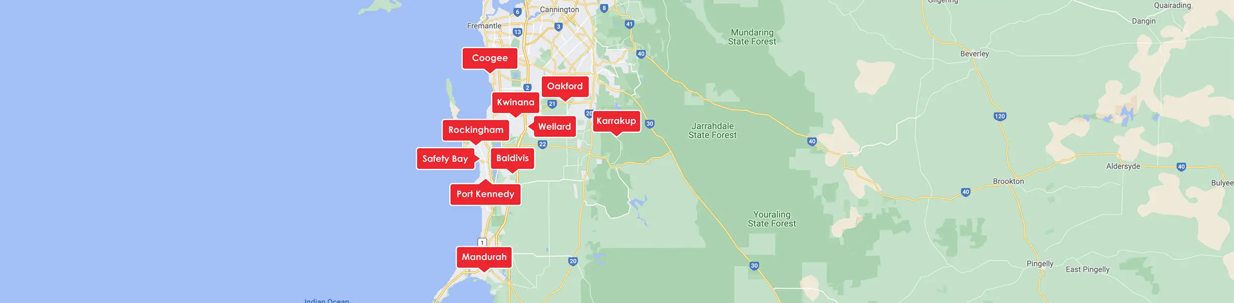 B&D To You Rockingham Coverage Map