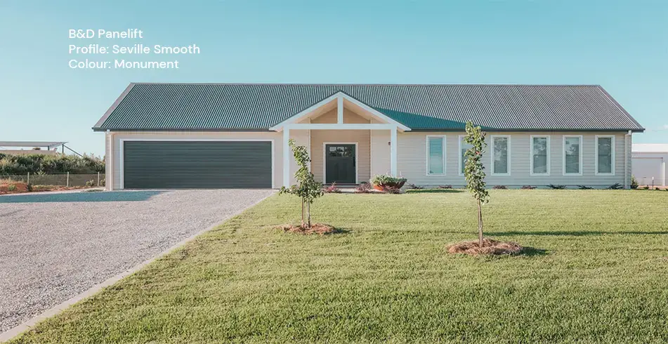 Safe as Can B&D Monument Seville Panelift Garage Door